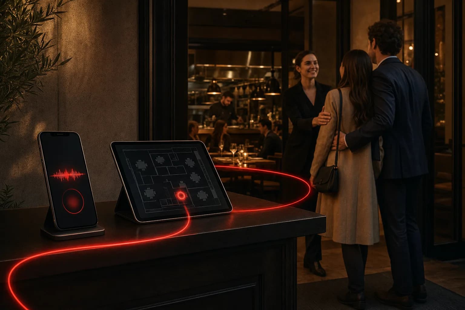 Sofia AI risponde al telefono e inserisce la prenotazione direttamente nella mappa tavoli